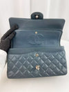 CHANEL Classic Double Flap Bag Quilted Caviar Medium