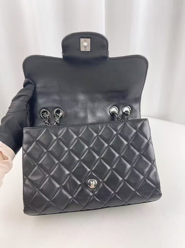 CHANEL Classic Double Flap Bag Quilted Lambskin Leather Medium